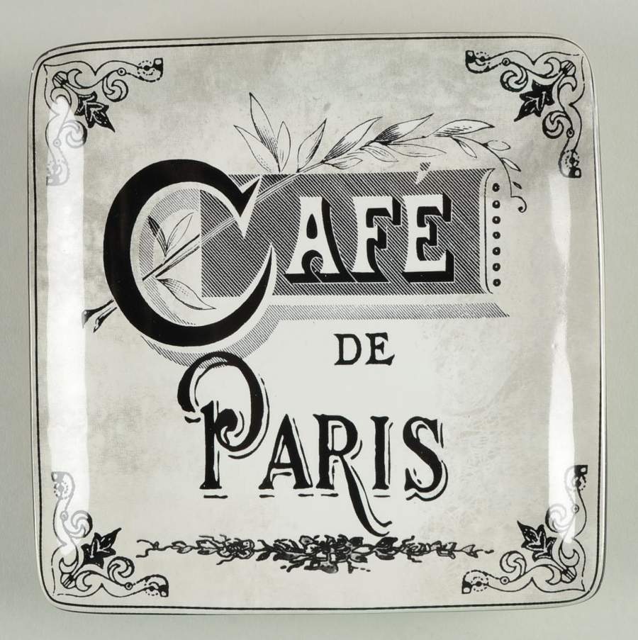 Paris Travel Square Canape Plate by Certified International-1