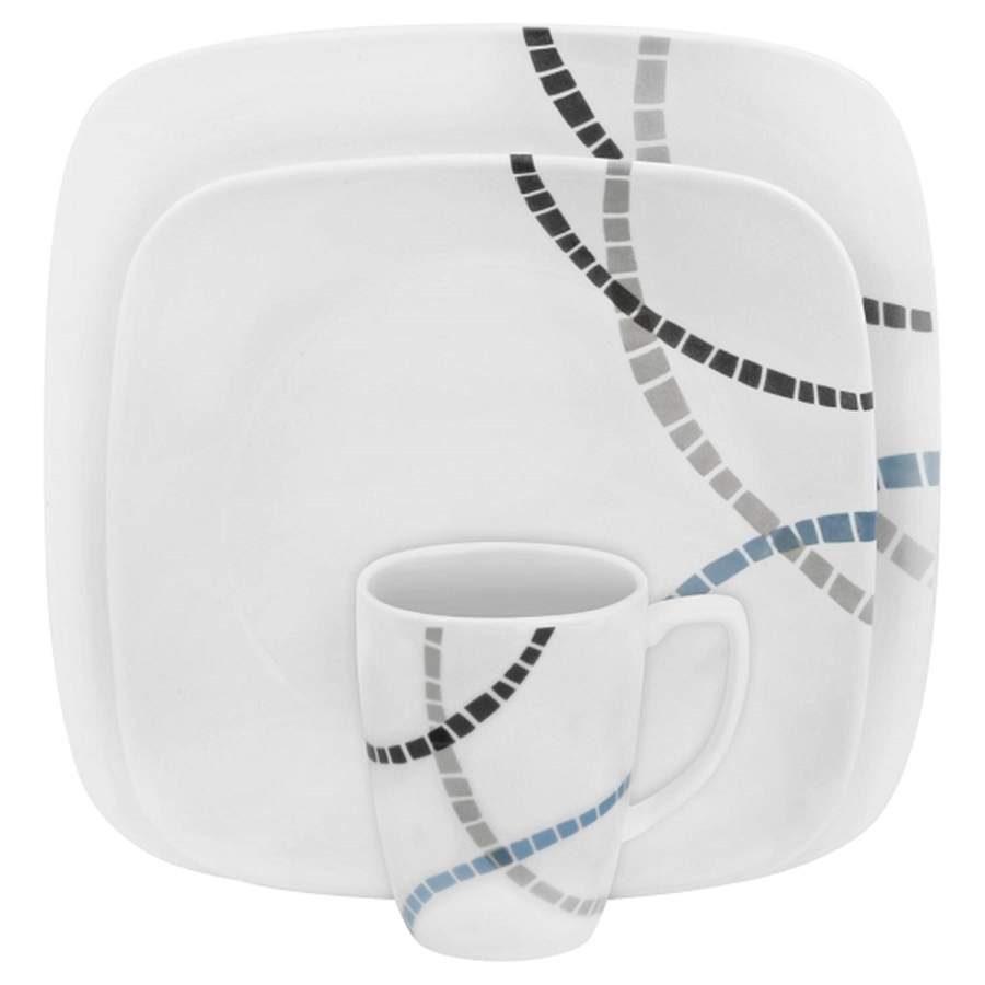 Mosaic Bands (Corelle) Dinner Plate by Corning Corelle-1