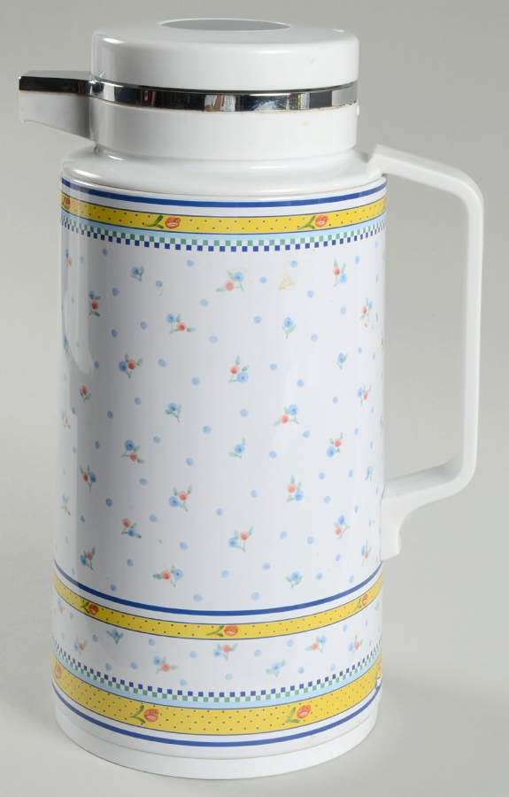 Mille Fleur (Corelle) Plastic Thermos/Carafe & Lid by Corning Corelle-1