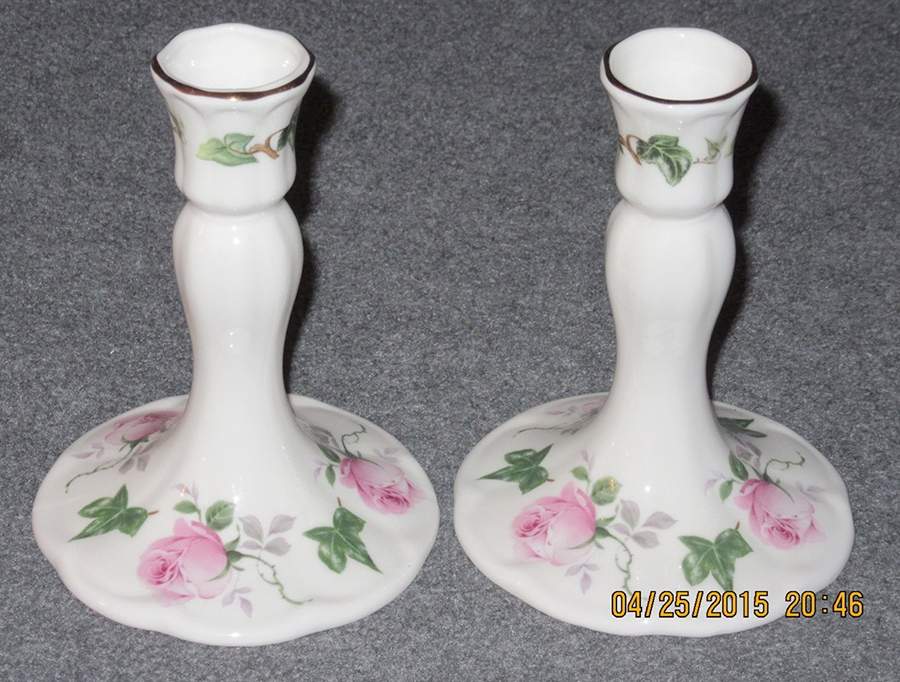 Ivy Rose 5" Candlestick by Crown Victorian-1