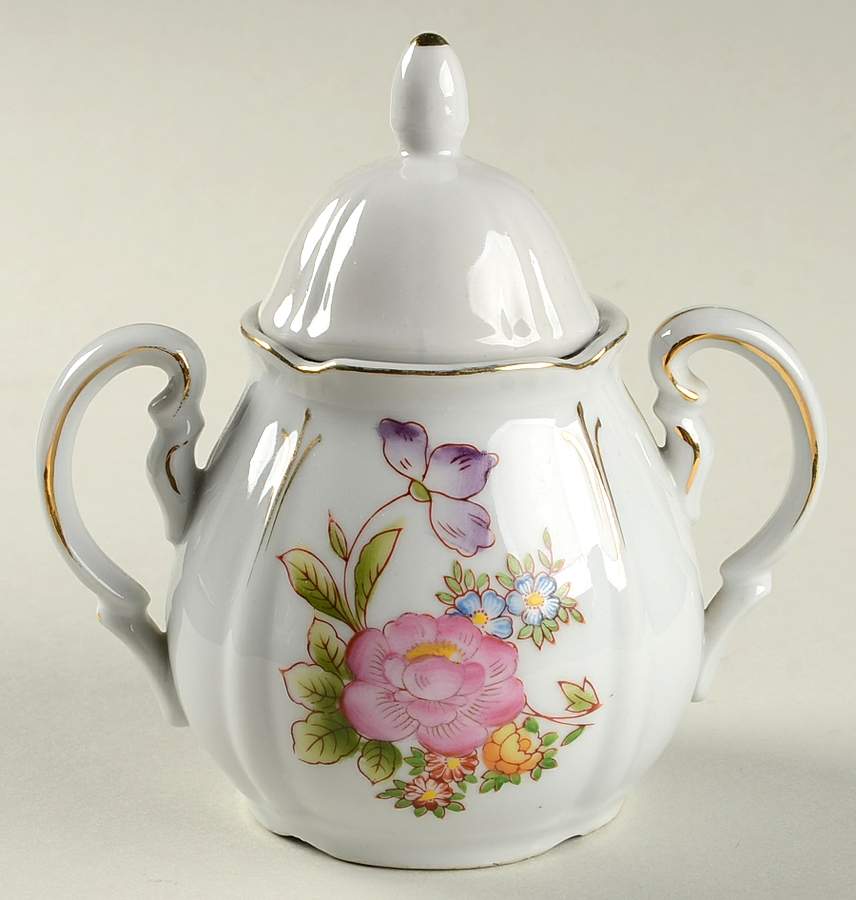 CCJ4 Sugar Bowl & Lid by Chugai (Japan)-1