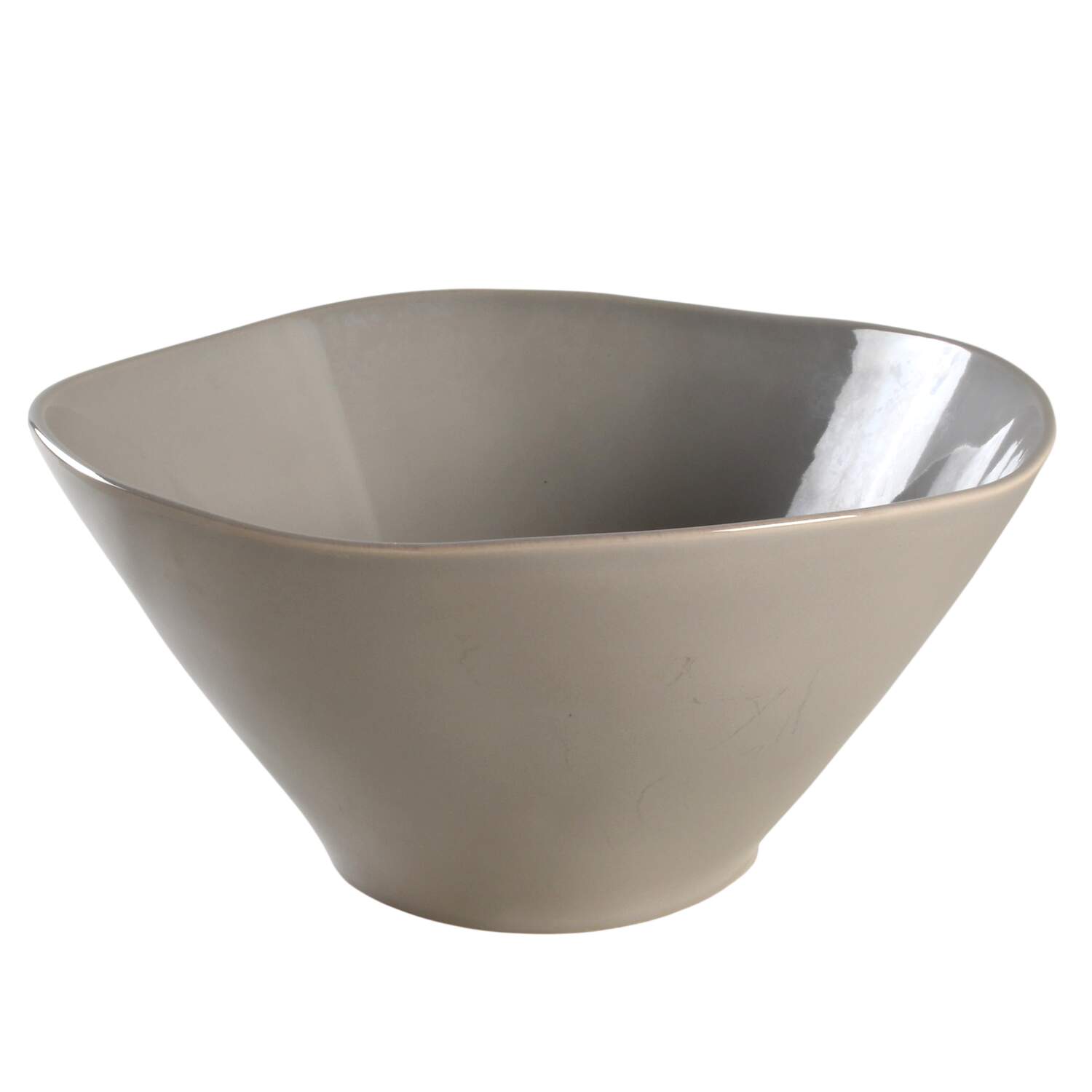 Marin Grey 10" Round Serving Bowl by Crate & Barrel-1