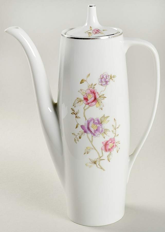 Louise (Smooth) Coffee Pot & Lid by Cmielow (Poland)-1