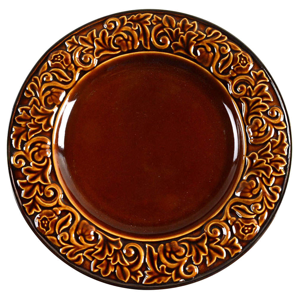 Solstice Brown Dinner Plate by Certified International-1