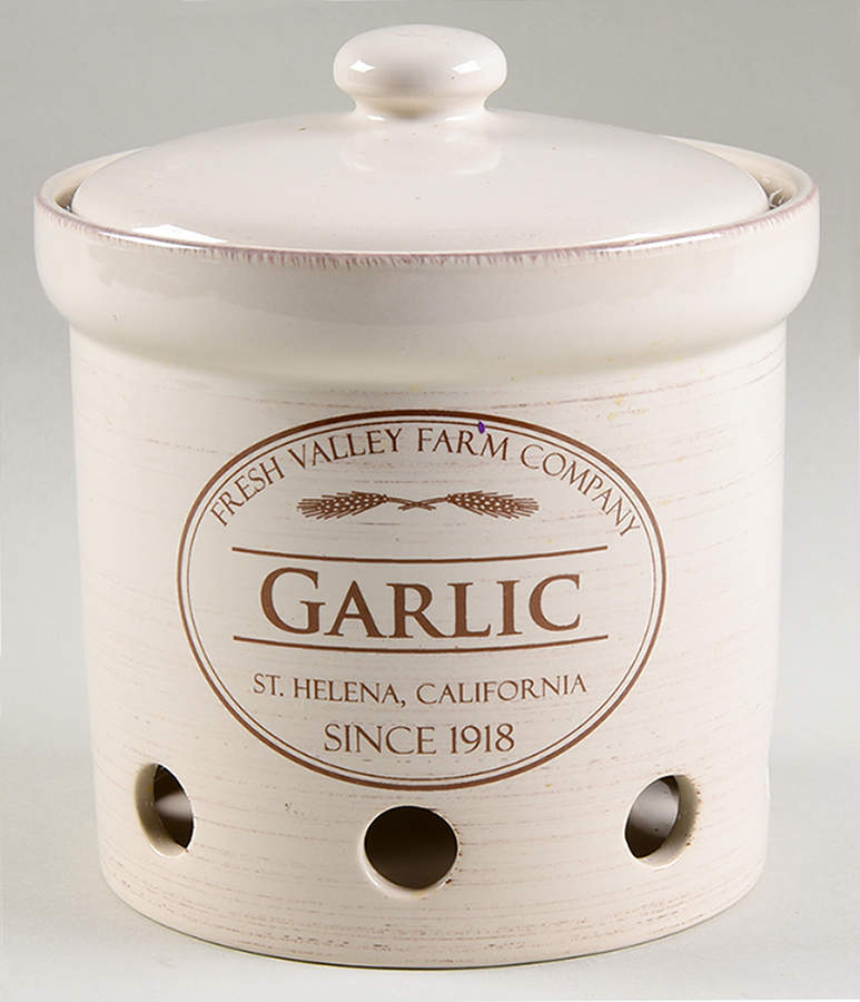 Fresh Valley Garlic Keeper & Lid by Chefs-1