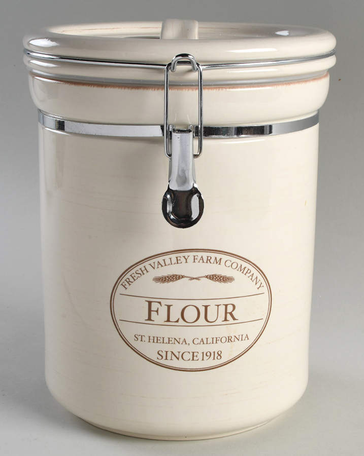 Fresh Valley Flour Canister with Hinged Lid by Chefs-1