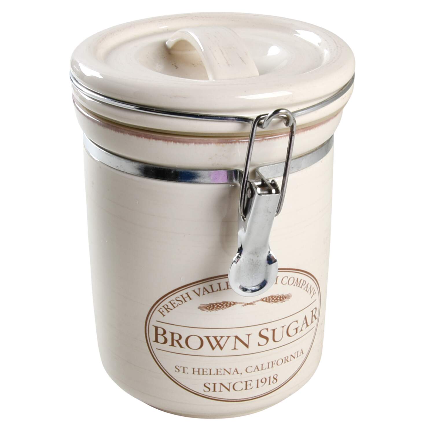 Fresh Valley Brown Sugar Canister with Hinged Lid by Chefs-1