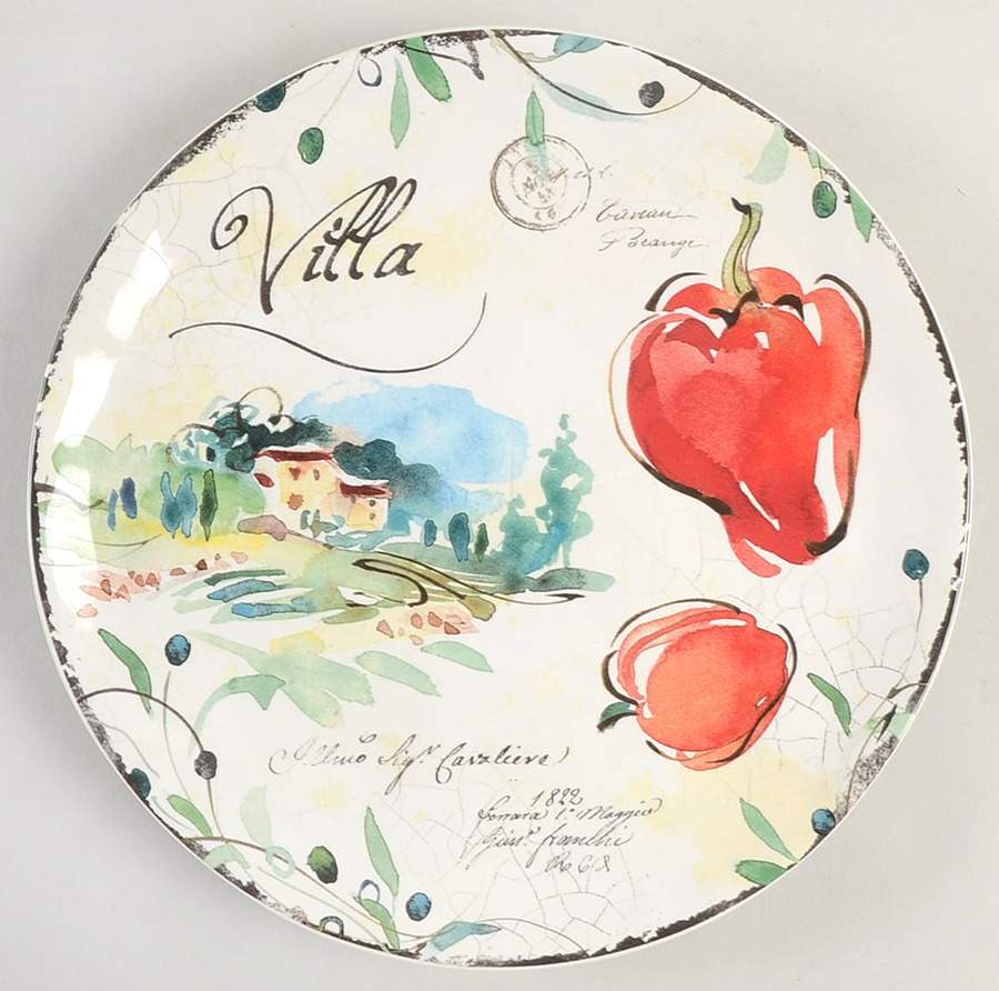 Villa Salad/Dessert Plate by Certified International-1