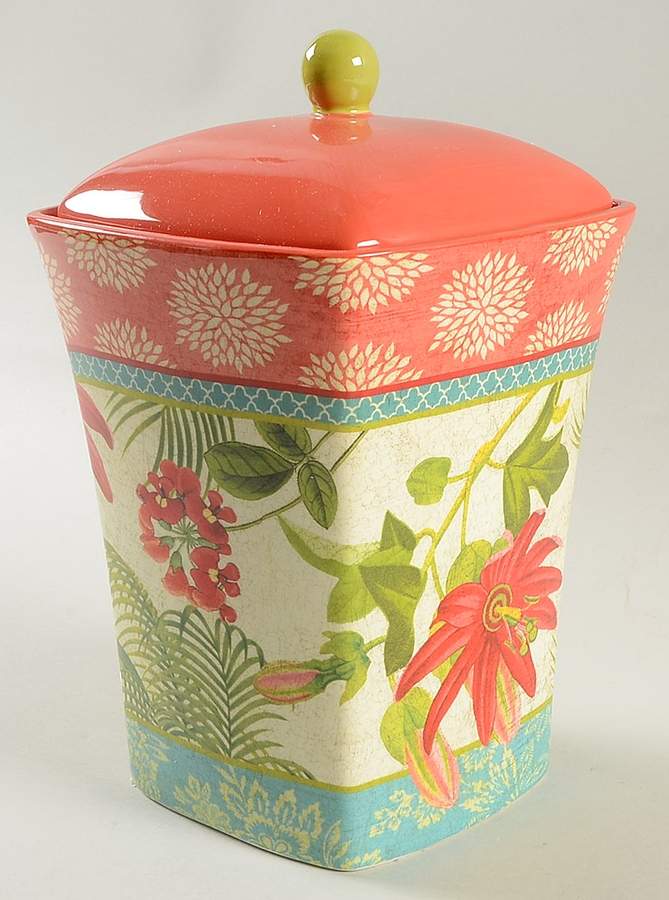 Tropics Medium Canister & Lid by Certified International-1