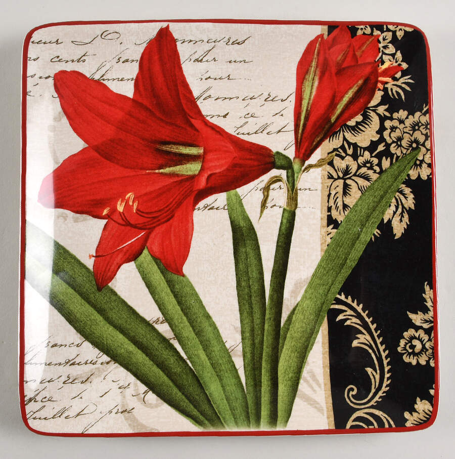Highland Holiday Square Dinner Plate by Certified International-1