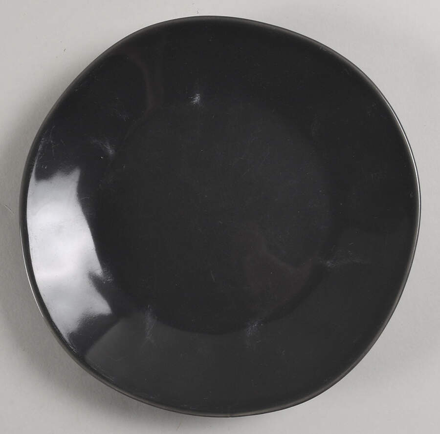 Marin Dark Grey Salad Plate by Crate & Barrel-1
