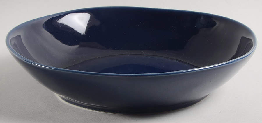 Marin Dark Blue 9" Soup/Pasta Bowl by Crate & Barrel-1