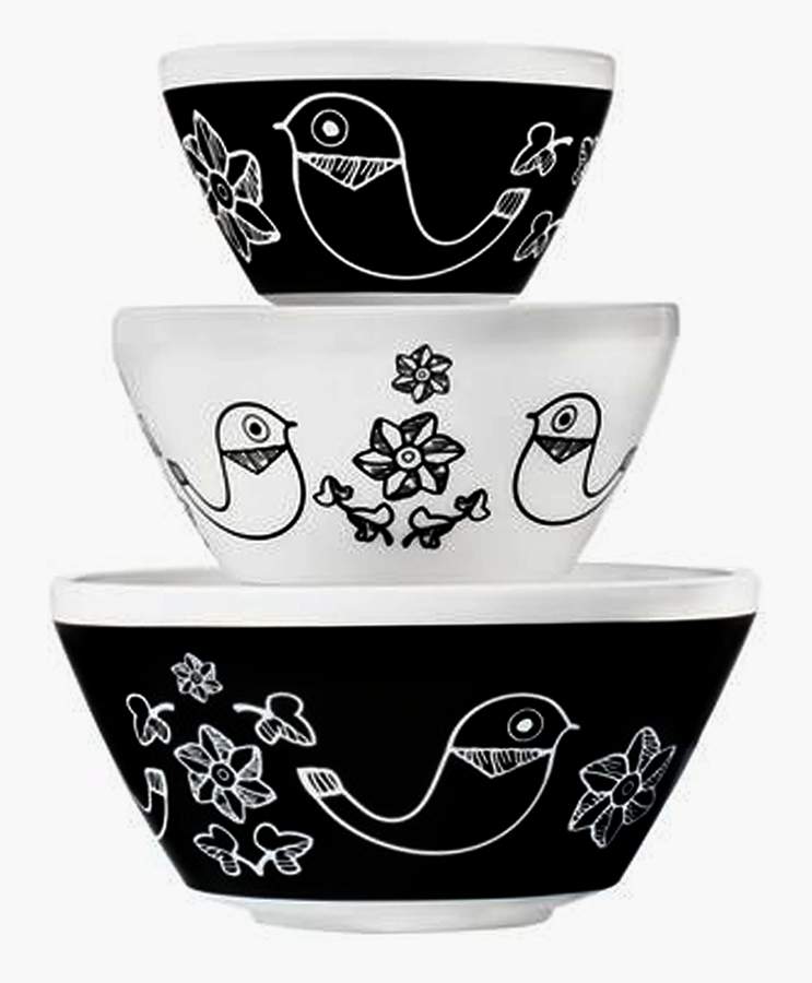 Birds of a Feather (3 Piece) Mixing Bowl Set by Corning Corelle-1