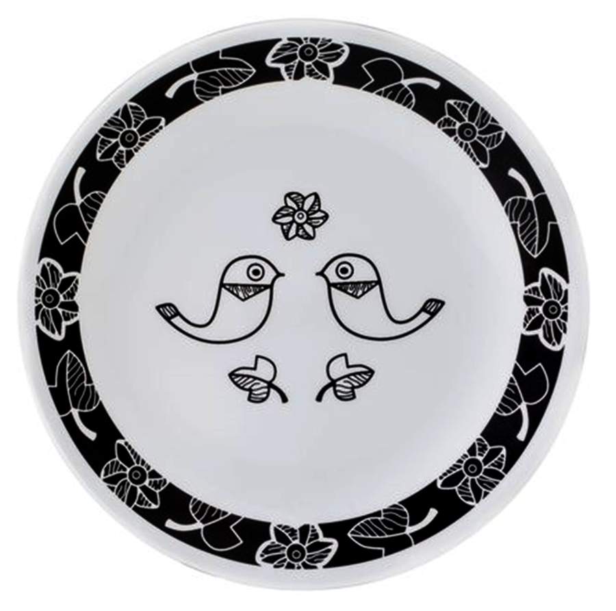 Birds of a Feather Luncheon/Salad Plate by Corning Corelle-1