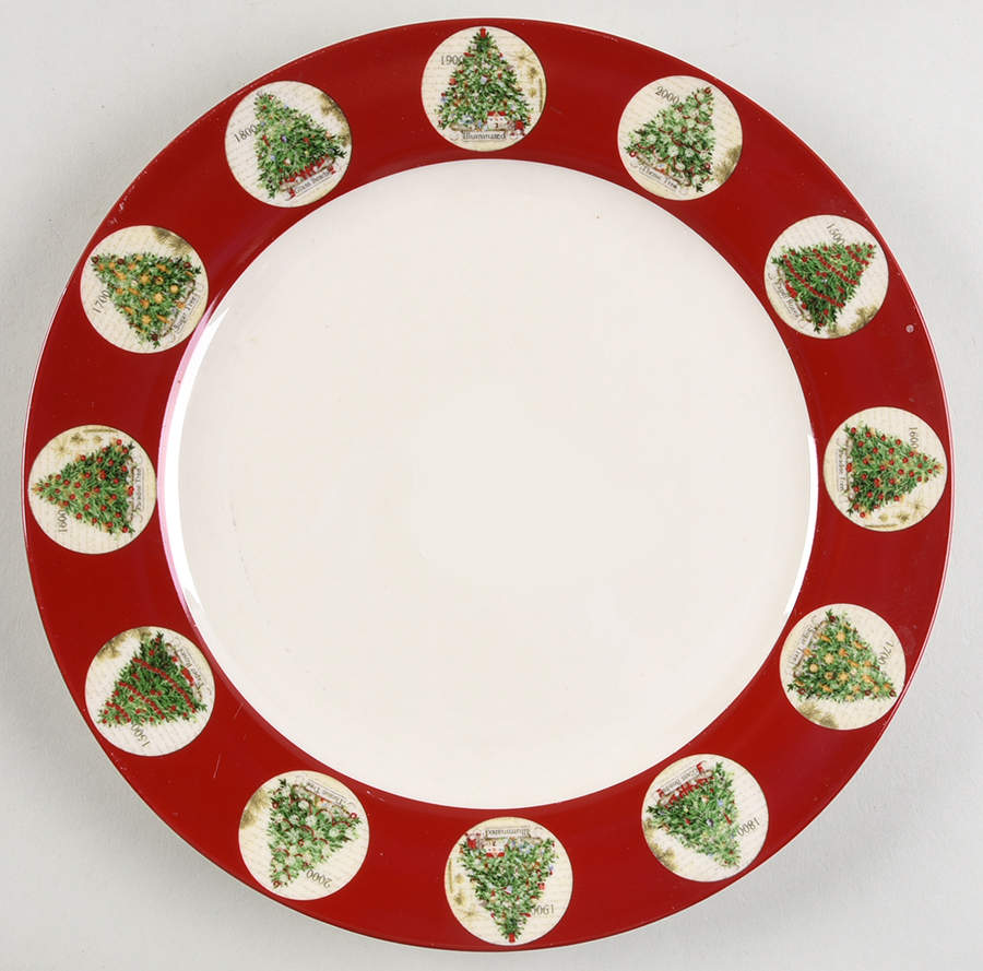 Christmas Tradition Dinner Plate by Canterbury Potteries-1