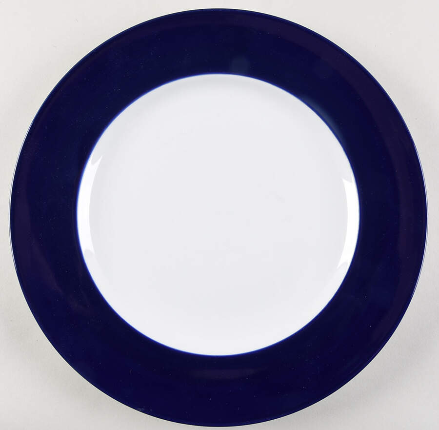 Maison Cobalt Blue 12" Chop Plate (Round Platter) by Crate & Barrel-1