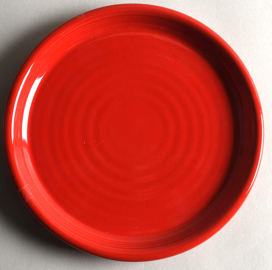 Farmhouse Red Salad Plate by Crate & Barrel-1