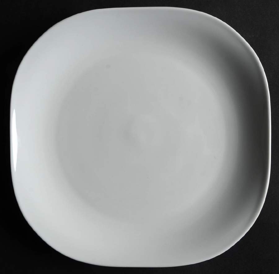 Just White Dinner Plate by Corning Corelle-1