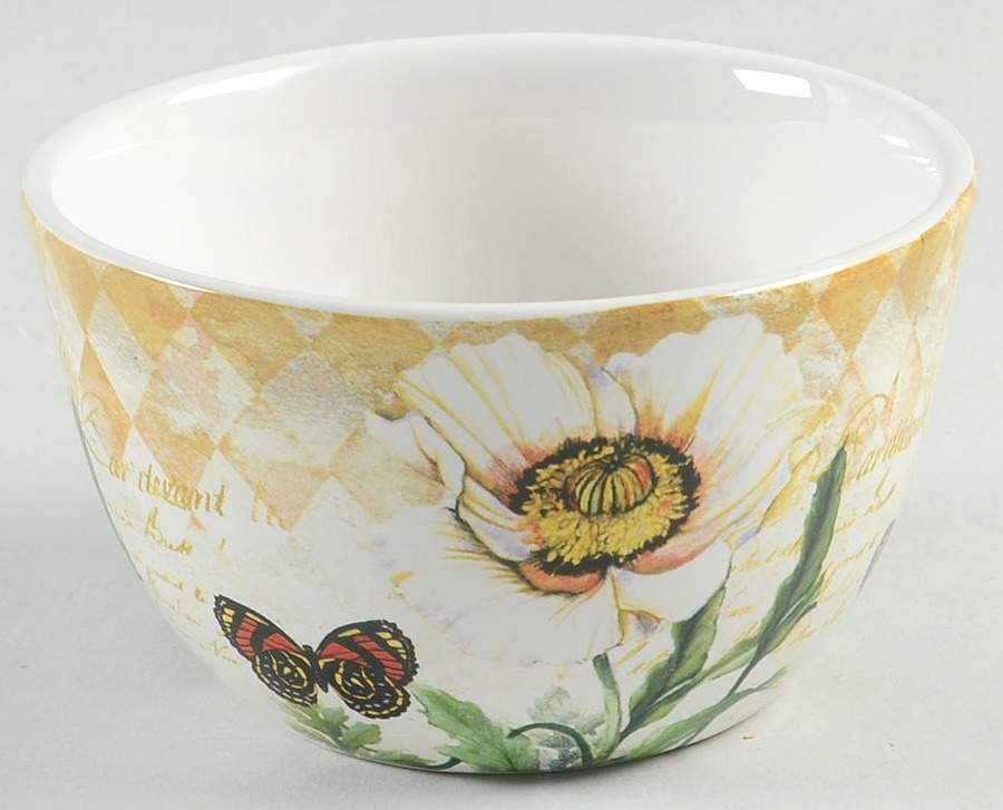 Poppy Garden Individual Ice Cream Dish by Certified International-1