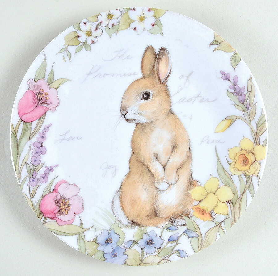 Bunny Patch Melamine Salad Plate by Certified International-1