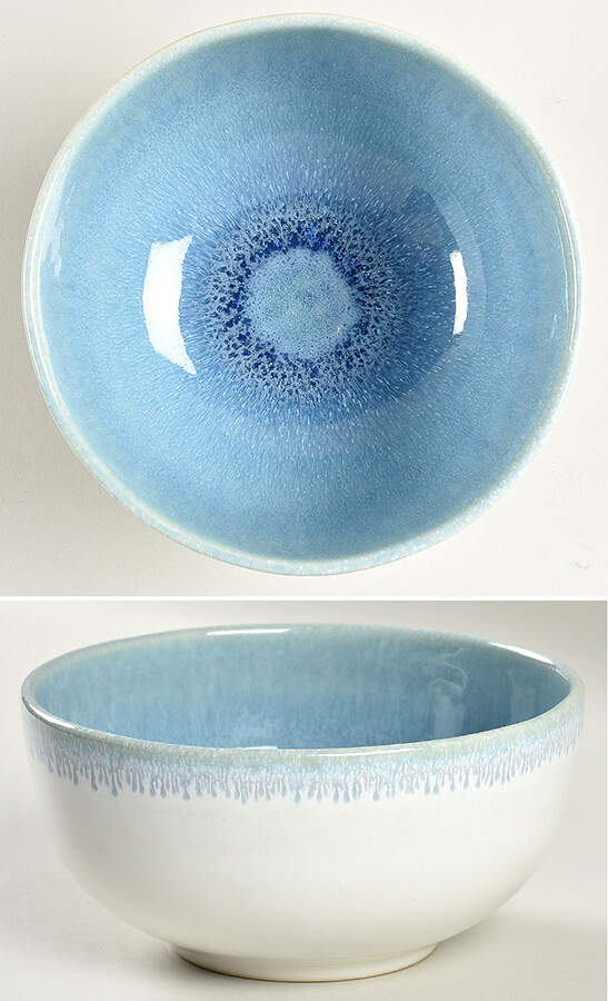 Caspian Blue Soup/Cereal Bowl by Crate & Barrel-1