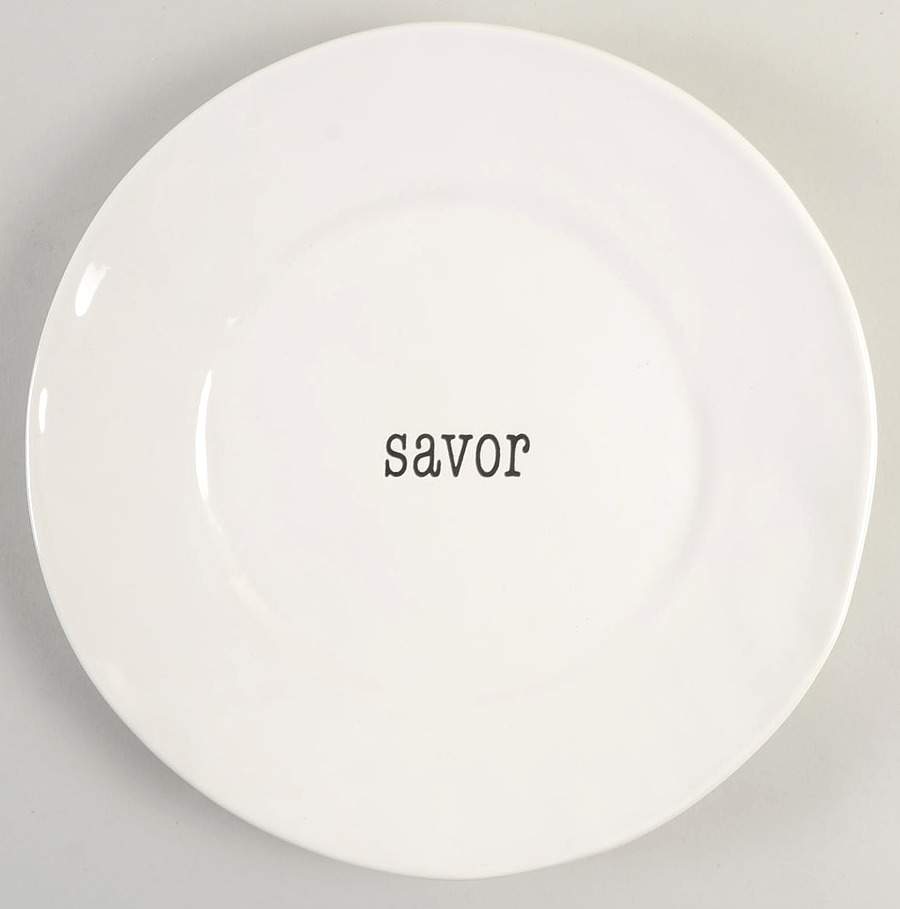 Just Words Dinner Plate by Certified International-1