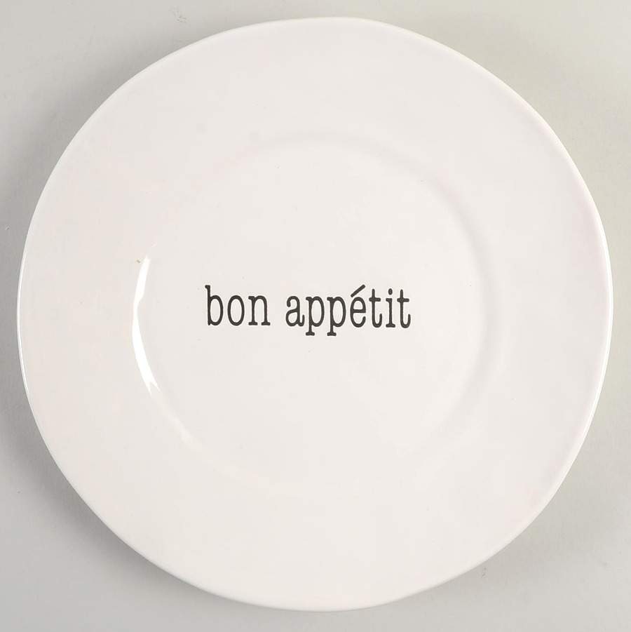 Just Words Dinner Plate by Certified International-1