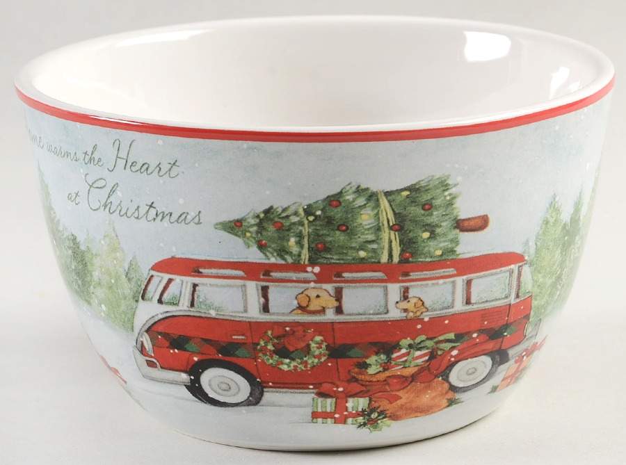 Home for Christmas Individual Ice Cream Dish by Certified International-1
