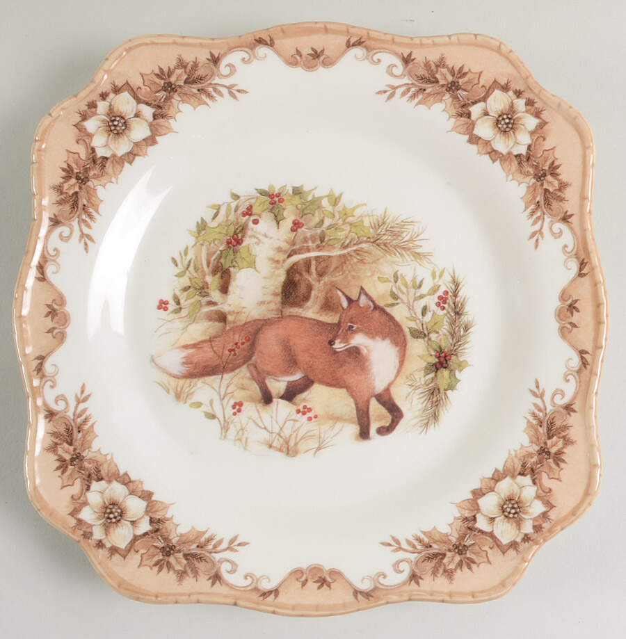 Woodland Square Salad Plate by Cracker Barrel-1