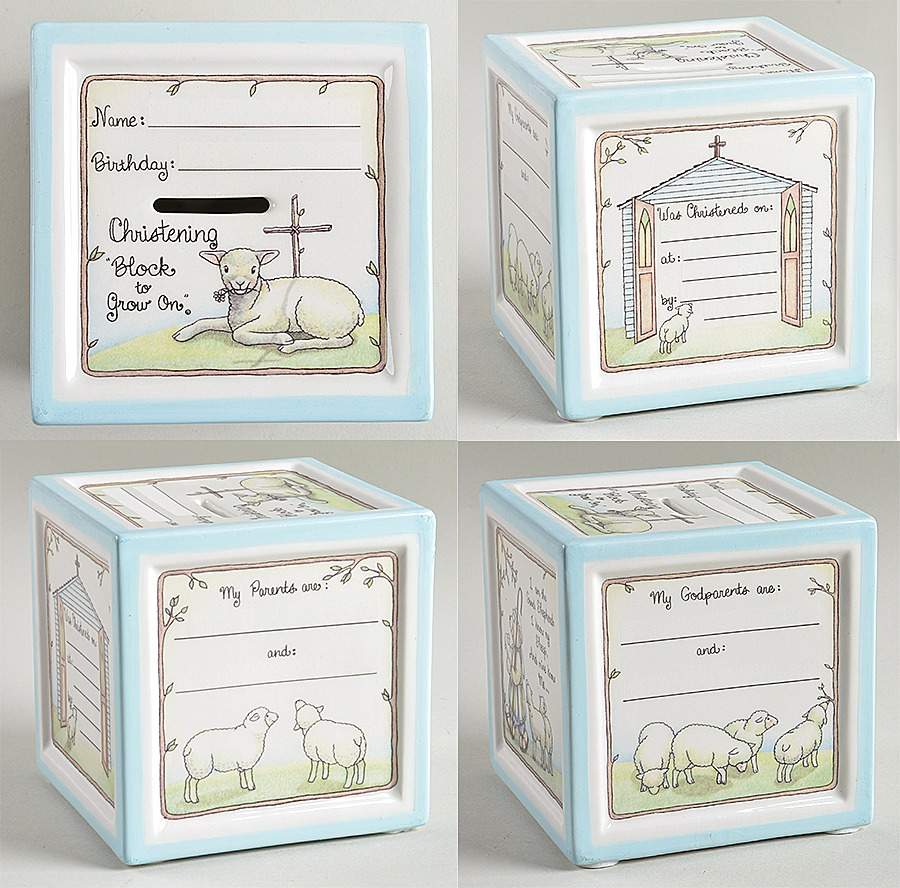 Block To Grown On Christening Bank by Child To Cherish-1
