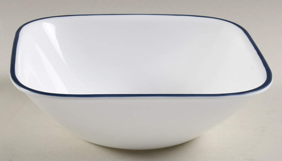 Lia Square Soup/Cereal Bowl by Corning Corelle-1
