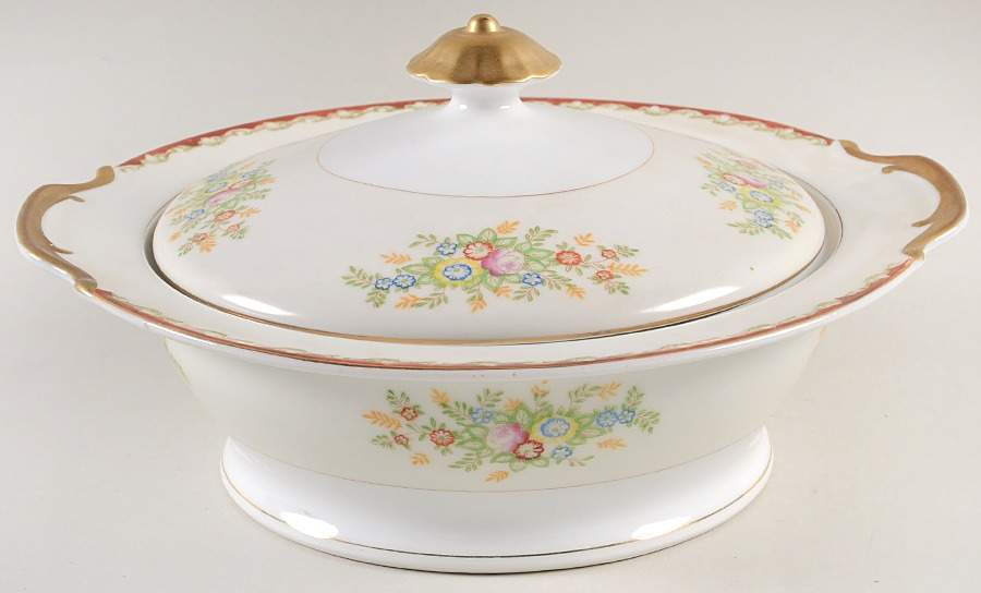 CWJ5 Round Covered Vegetable by Cosmos Ware Japan-1
