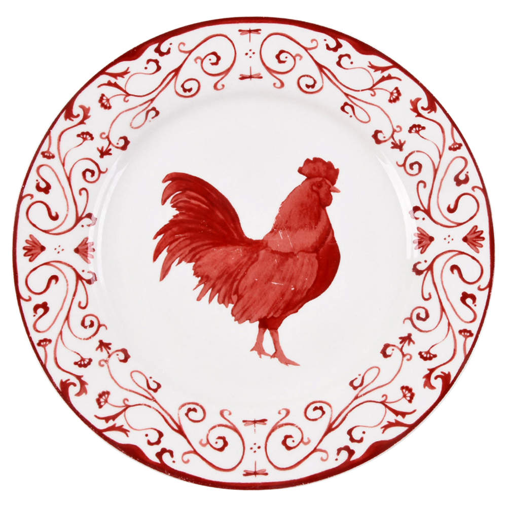 Country Toile Red Dinner Plate by Canterbury Potteries-1