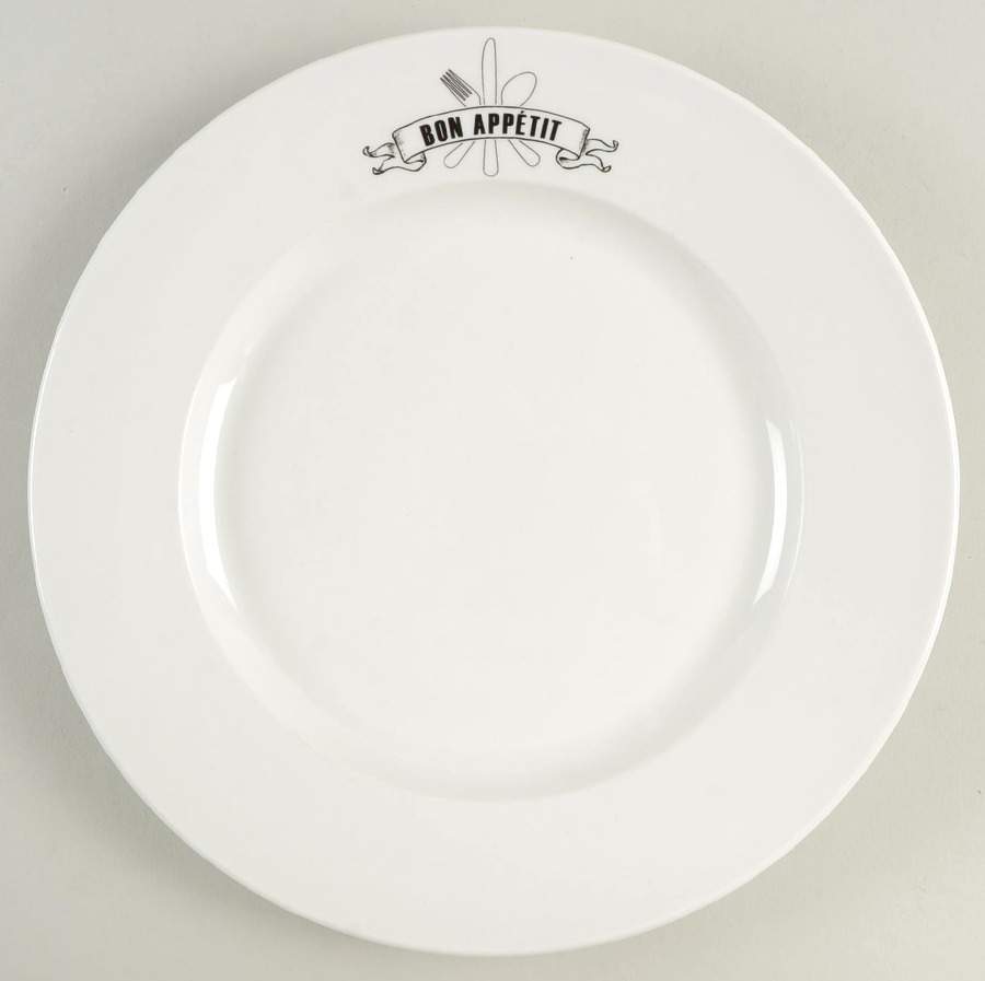 Bon Appetit Dinner Plate by Crate & Barrel-1