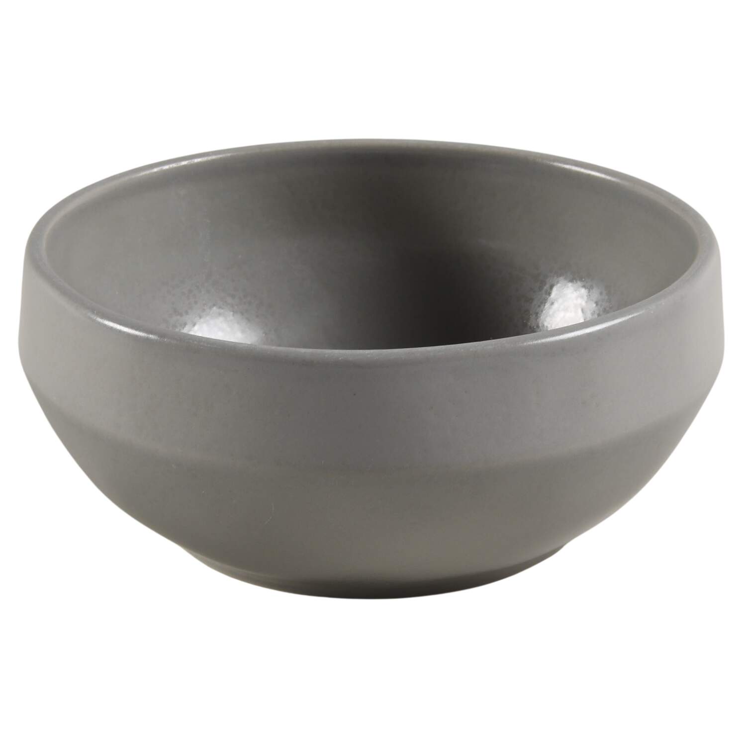 Visto Grey Coupe Cereal Bowl by Crate & Barrel-1