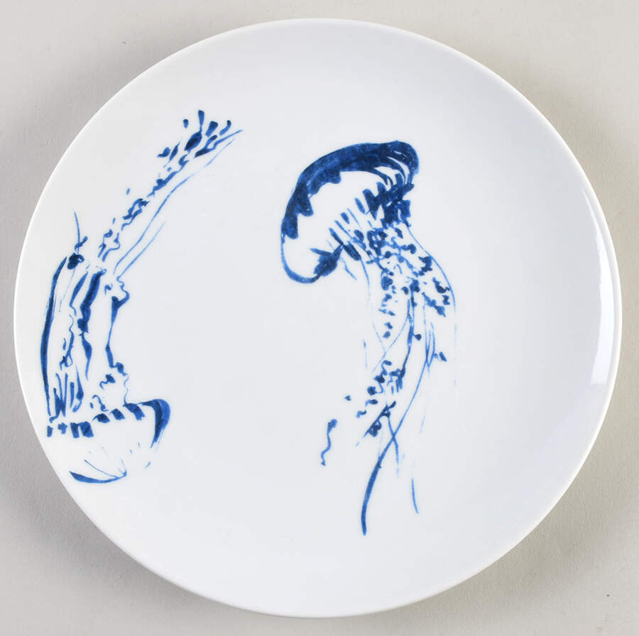 Coastal Salad Plate by The Cellar (China)-1