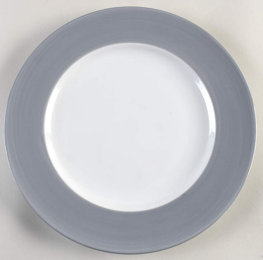 Maison Grey 12" Chop Plate (Round Platter) by Crate & Barrel-1