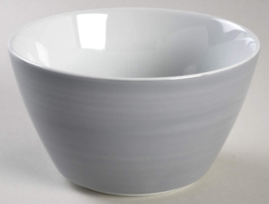 Maison Grey Coupe Cereal Bowl by Crate & Barrel-1