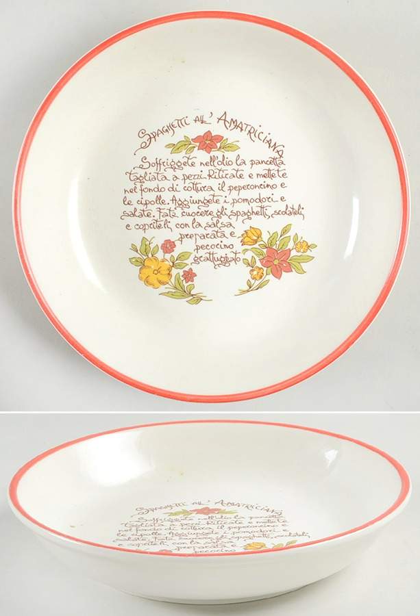 CEZ5 8" Individual Pasta Bowl by Castellinia-1