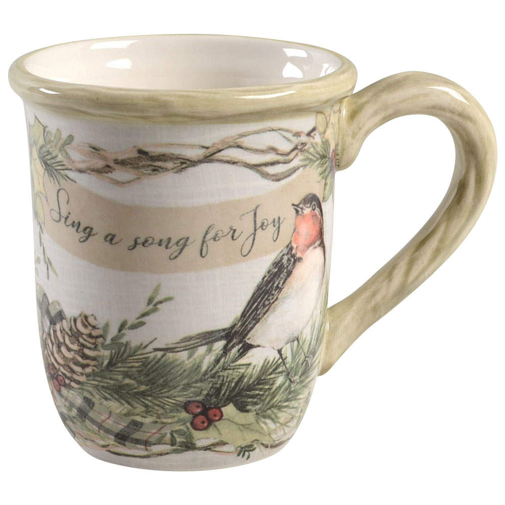 Holly and Ivy Mug by Certified International-1