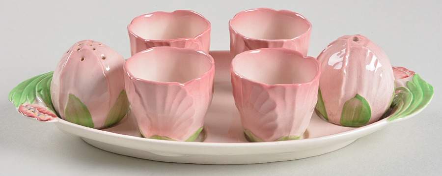 CAW17 7-Piece Egg Set with Tray (4 Egg, S&P) by Carlton Ware (England)-1