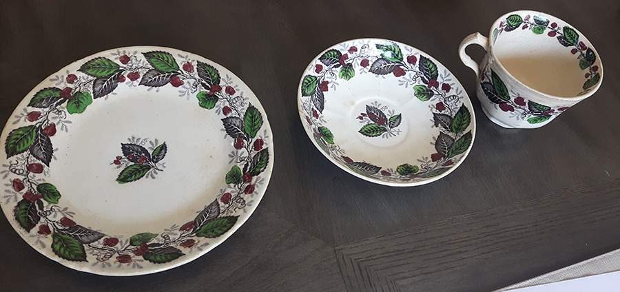 Woodbine Salad Plate by Clementson Bros-1