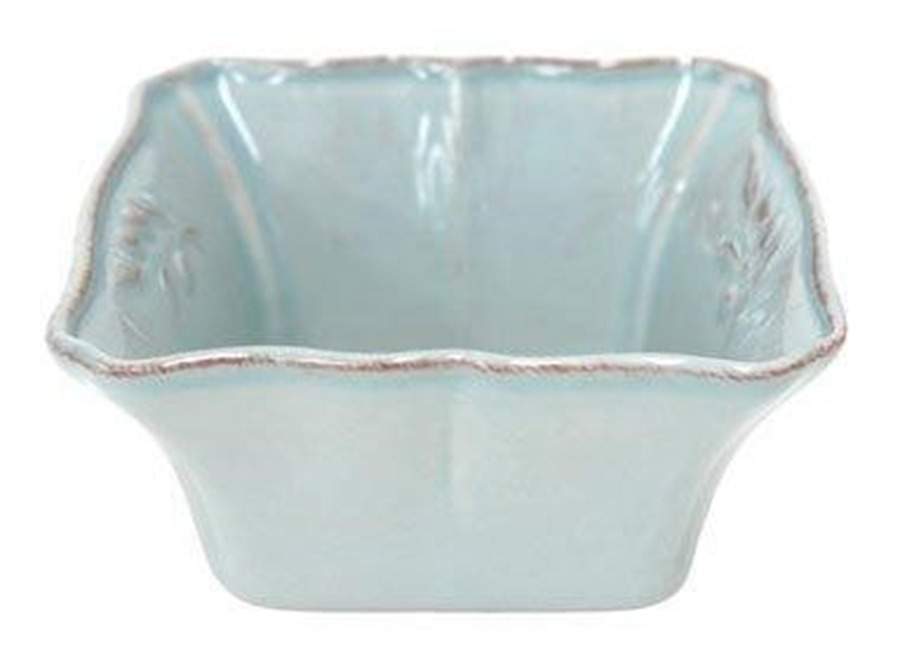 Alentejo Turquoise Square Soup/Cereal Bowl by Costa Nova China-1