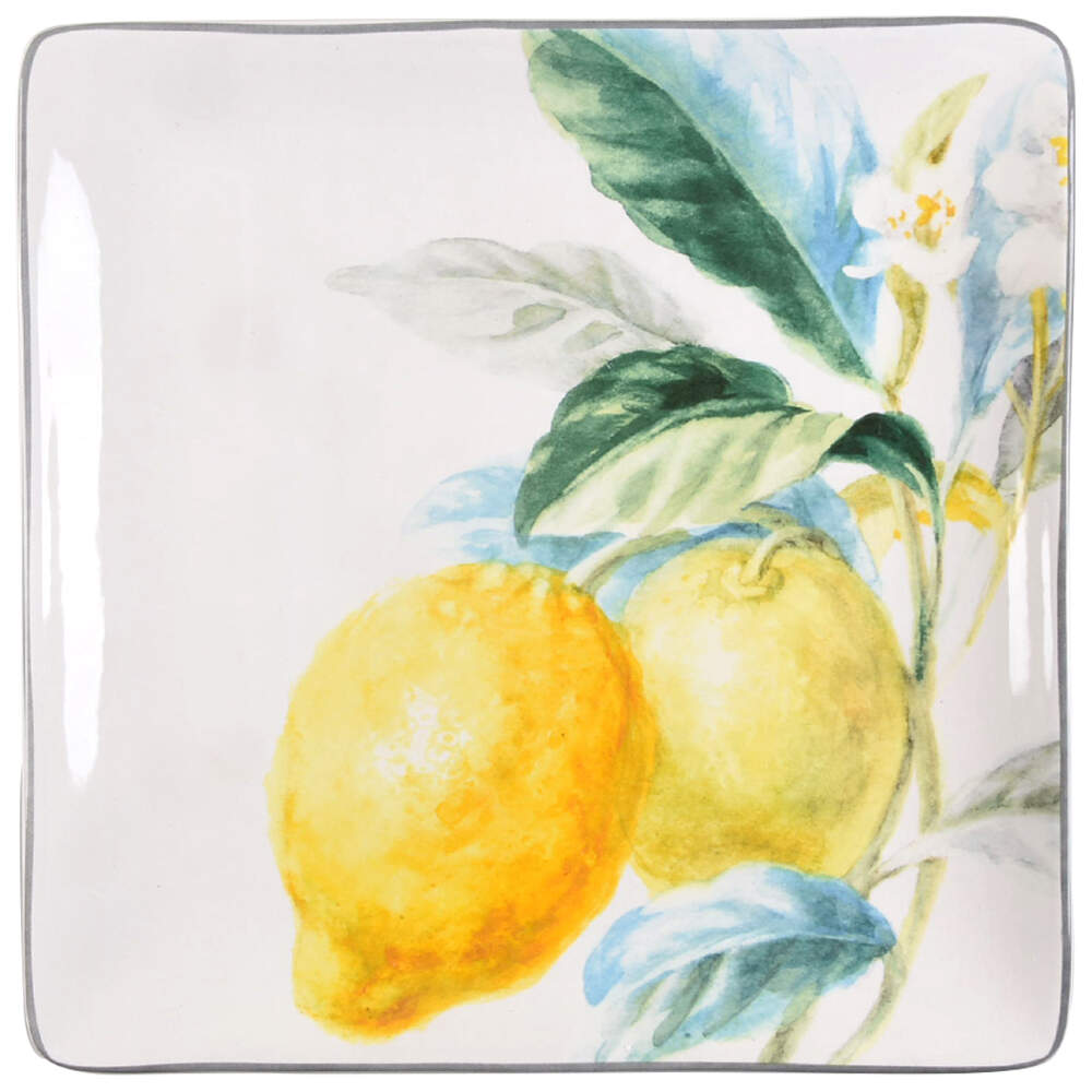 Citron 12" Square Serving Platter by Certified International-1