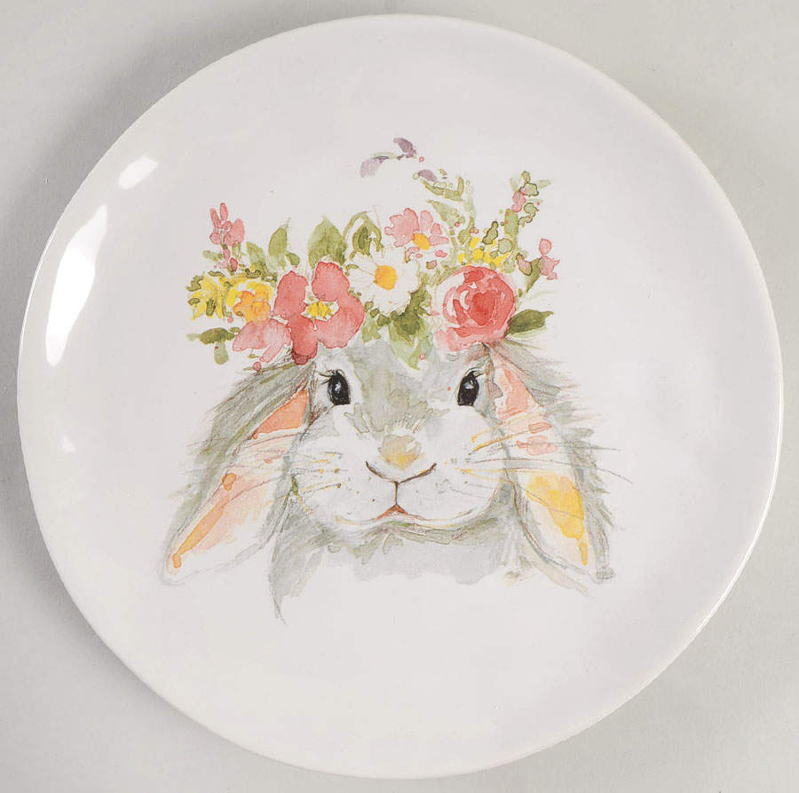 Sweet Bunny Dessert Luncheon Plate by Certified International-1