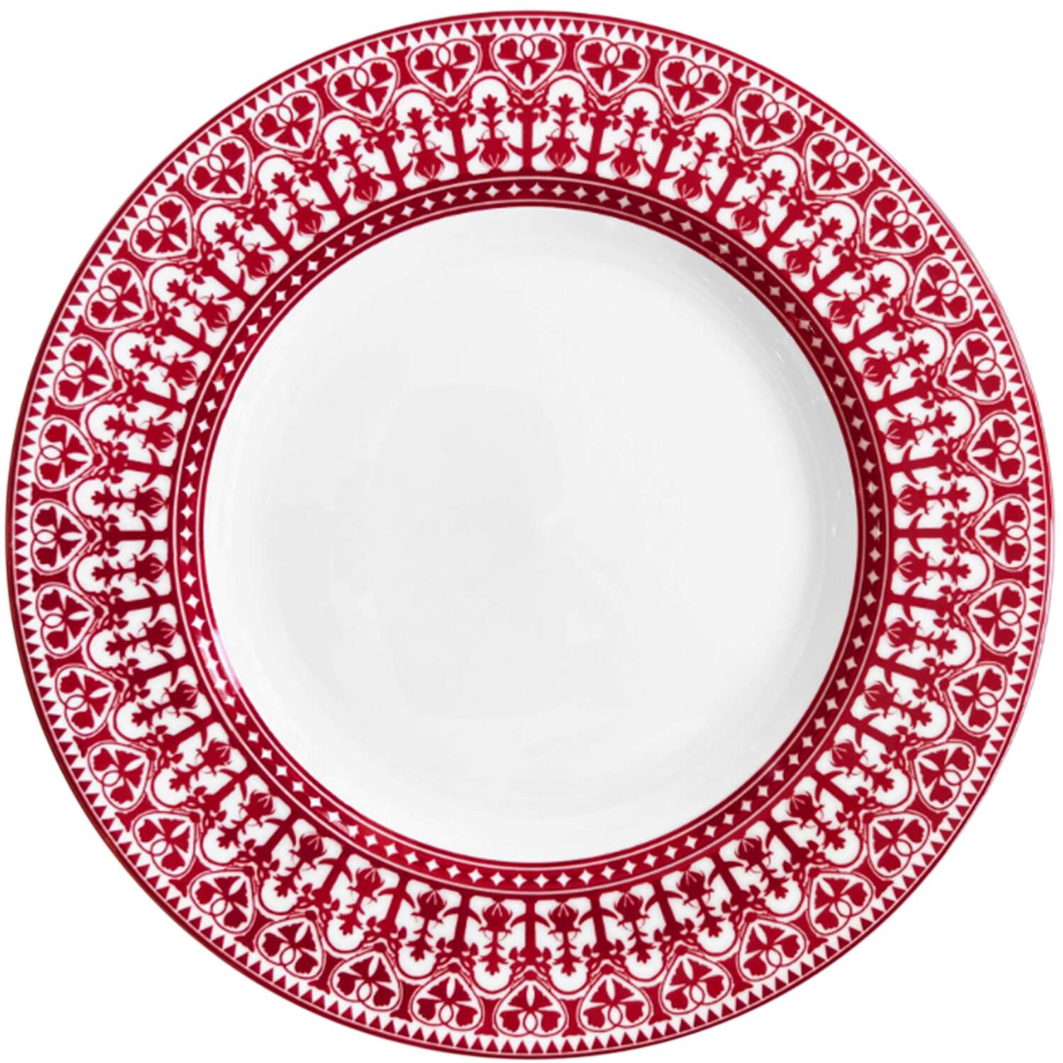 Casablanca Crimson Dinner Plate by Caskata-1