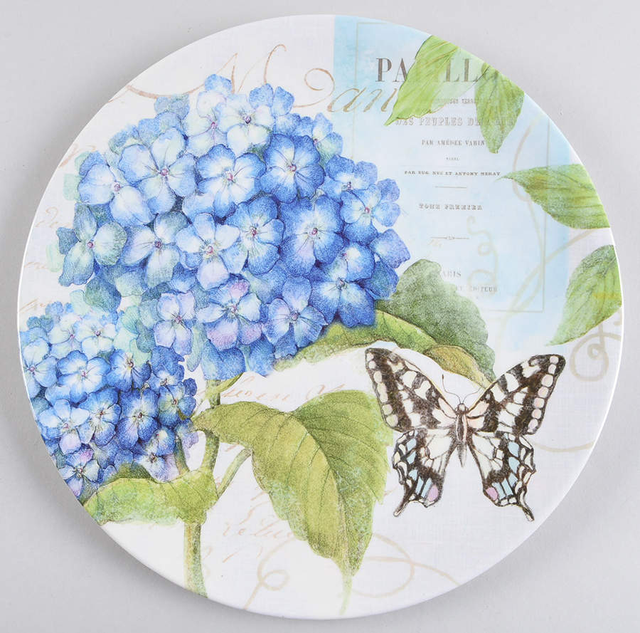 Hydrangea Garden (Melamine) Dinner Plate by Certified International-1