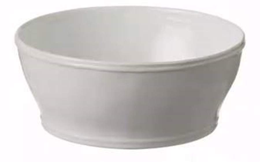 Fontana White 9" Round Serving Bowl by Casafina-1