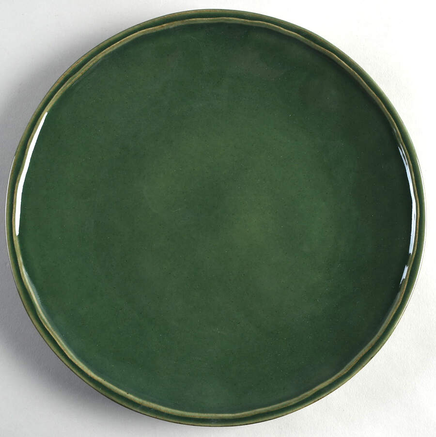 Fontana Forest Green Dinner Plate by Casafina-1