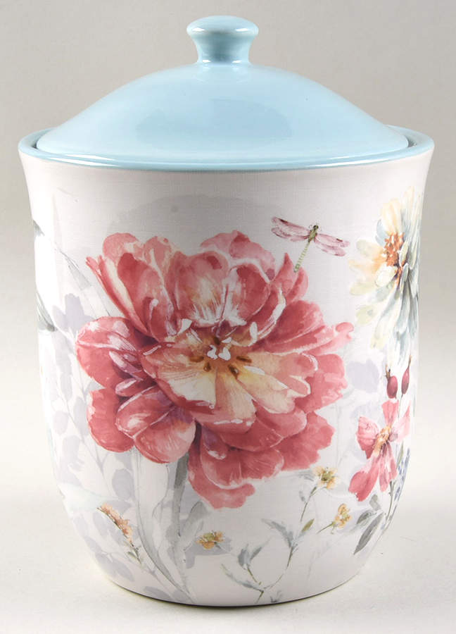 Spring Bouquet Large Canister & Lid by Certified International-1
